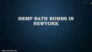 Hemp Bath Bombs in Newyork