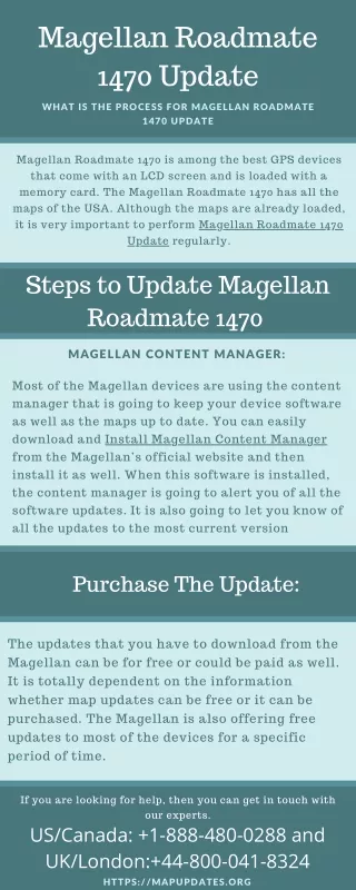magellan roadmate 1470 update