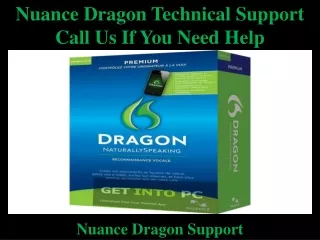 nuance dragon technical support call