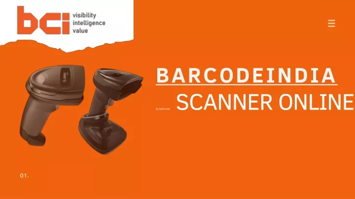 2d barcode scanner online