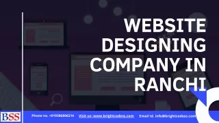 Web Design and Development Service in Ranchi, Jharkhand