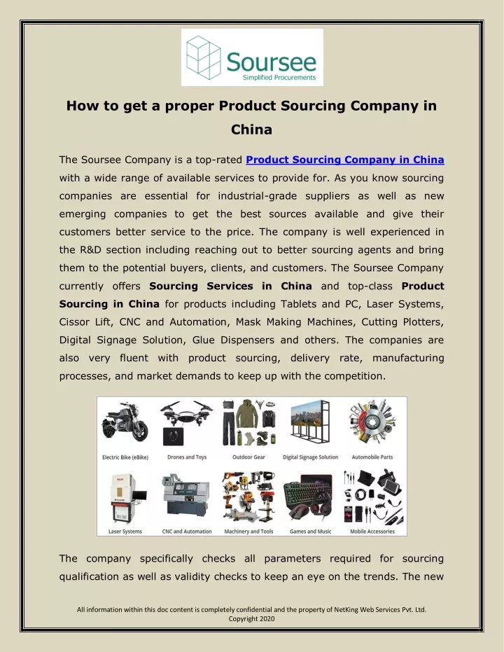 how to get a proper product sourcing company in