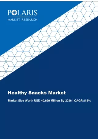 healthy snacks market