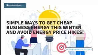 Compare Business Energy Prices
