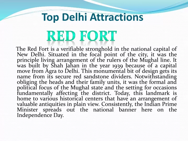 top delhi attractions