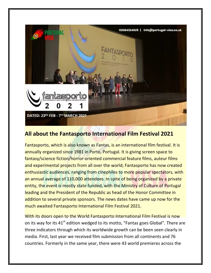 all about the fantasporto international film