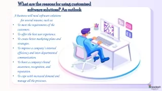 what are the reasons for using customized