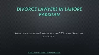 Experience Divorce lawyers in Lahore for Legal Divorce Cases in 2021