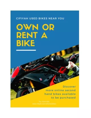 What is the Best option to Buy modified Bikes or Rental Bikes in Bangalore?