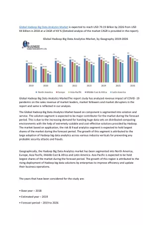 global hadoop big data analytics market