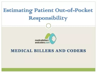 estimating patient out of pocket responsibility