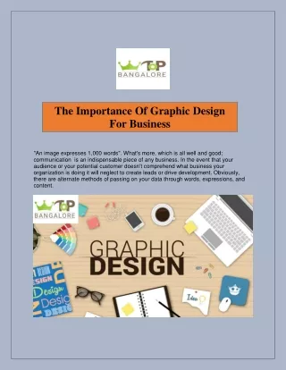 the importance of graphic design for business