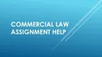 commercial law assignments