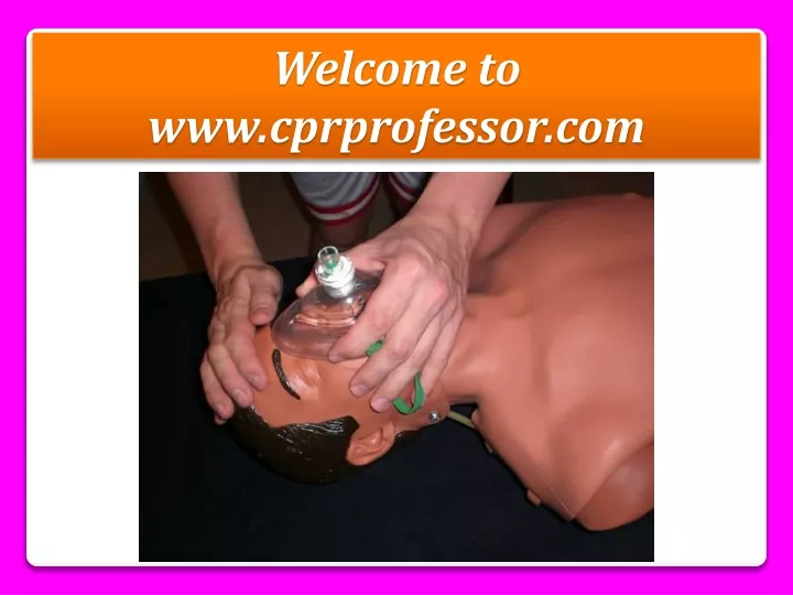 welcome to www cprprofessor com