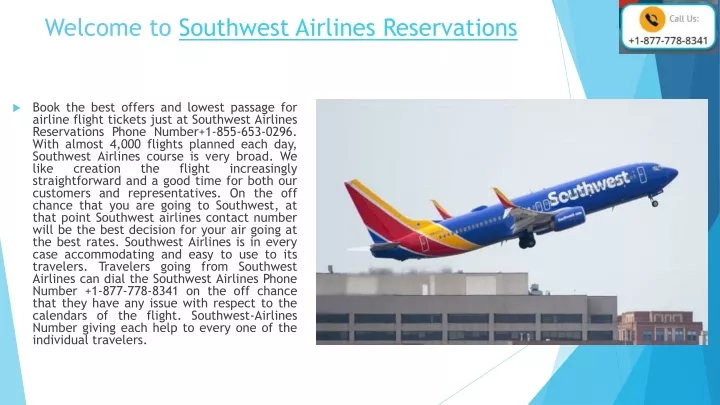 welcome to southwest airlines reservations