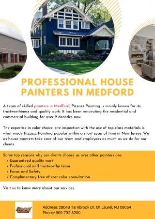 Professional House Painters in Medford