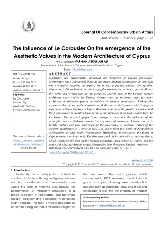 journal of contemporary urban affairs