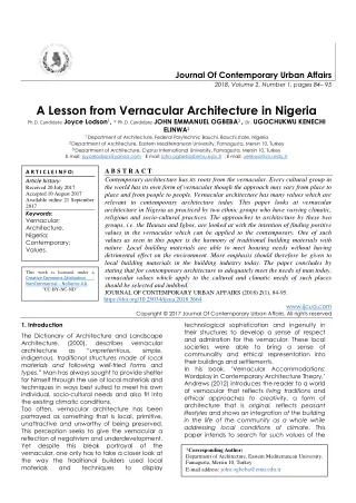 journal of contemporary urban affairs