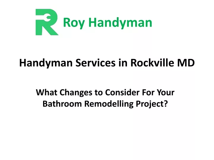 roy handyman