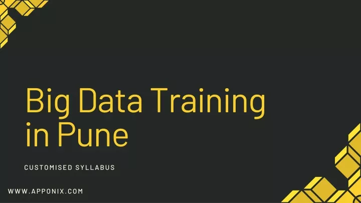 big data training in pune