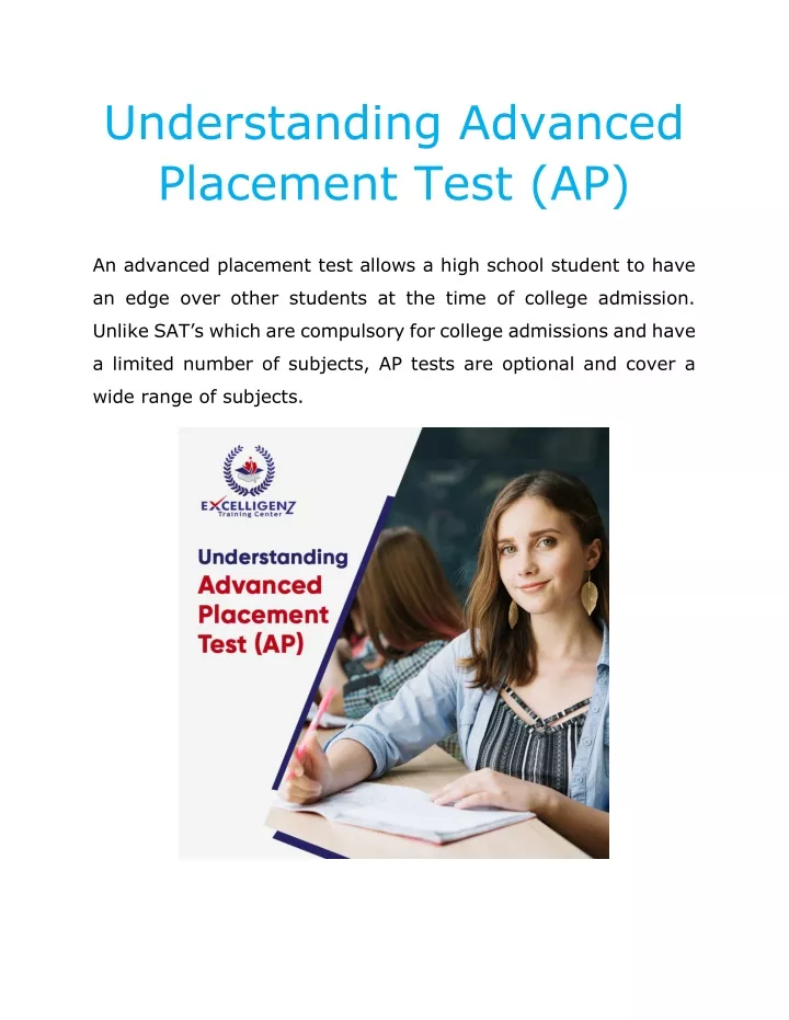 understanding advanced placement test ap