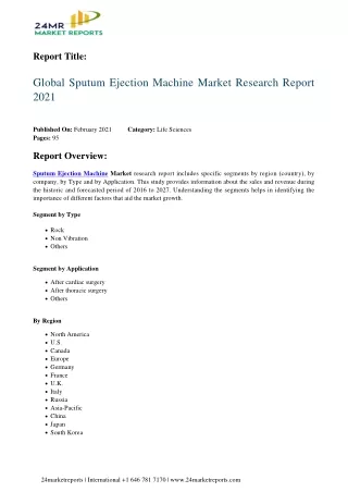 report title