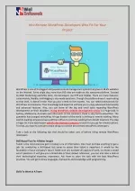 Remote WordPress Developers | Hire WordPress Developers