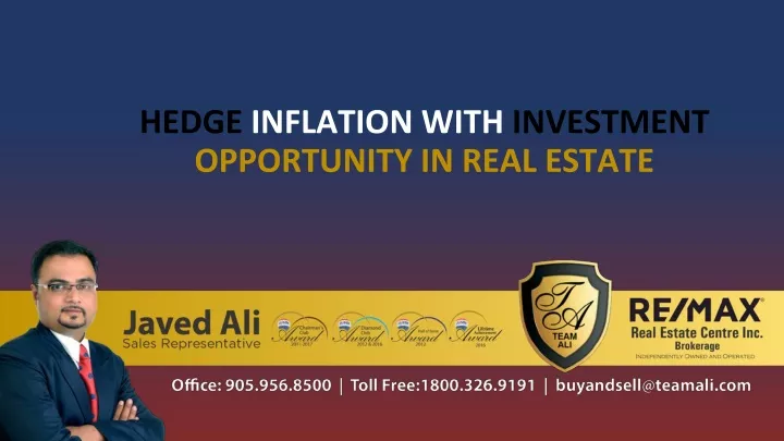 hedge inflation with investment opportunity in real estate