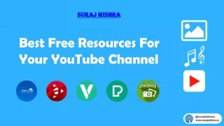 Free resources for YouTube channel