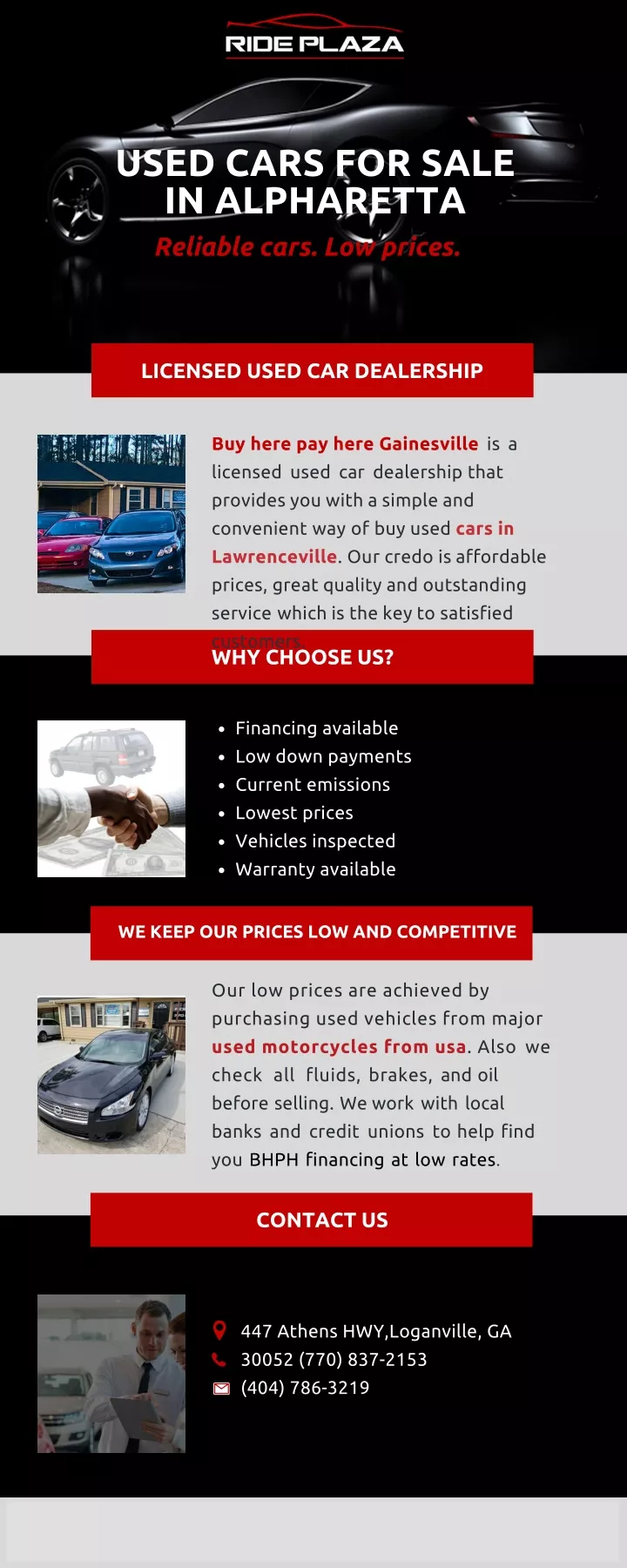 used cars for sale in alpharetta r eliable cars