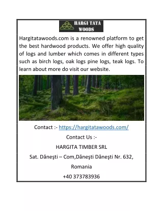 Teak Logs and Lumber for Sale | Hargitatawoods.com