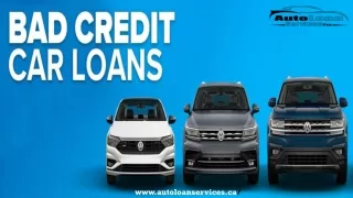 Bad Credit Car Loans Ontario