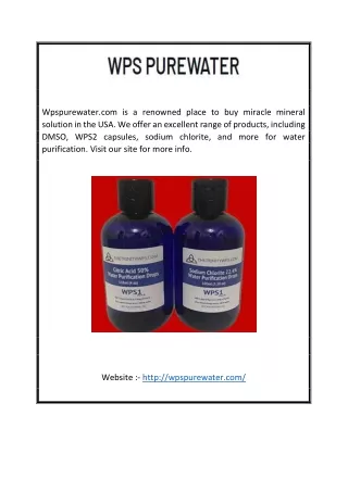 wpspurewater com is a renowned place