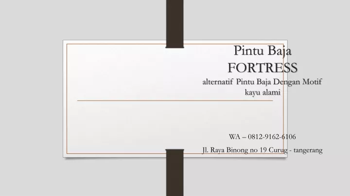 pintu baja fortress alternatif pintu baja dengan motif kayu alami