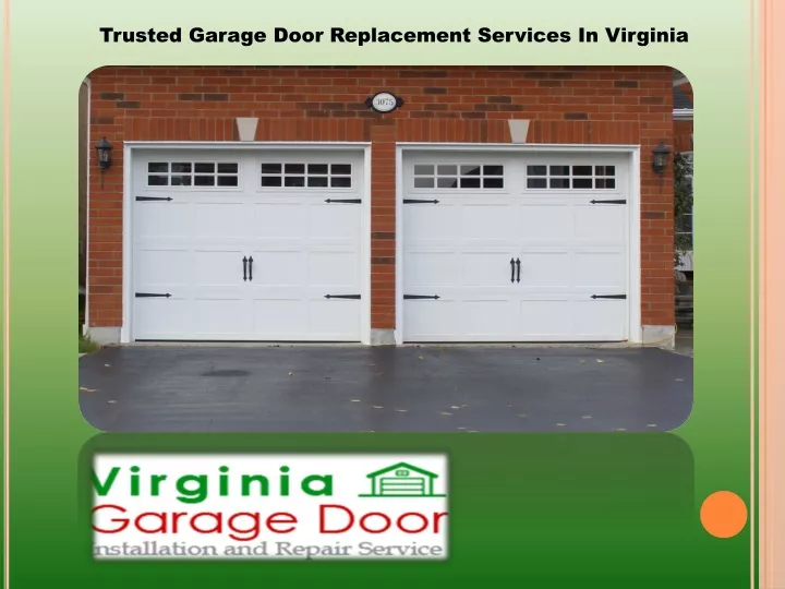 trusted garage door replacement services