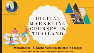 Learn Digital Marketing Courses in Thailand - Wismarketing - Grow Your Brand Awareness