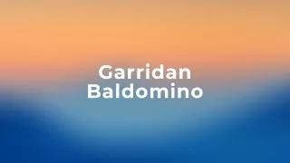 garridan baldomino