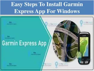 easy steps to install garmin express app for windows