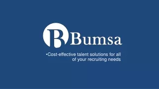 Bumsa Talent Solutions