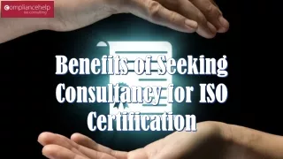 benefits of seeking consultancy