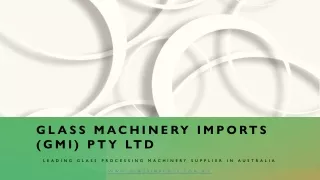 Stone Cutting Machine From Glass Machinery Imports (GMI) Australia