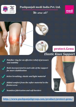 protect.Genu elastic knee support from Pushpanjali medi India