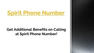 Spirit Phone Number