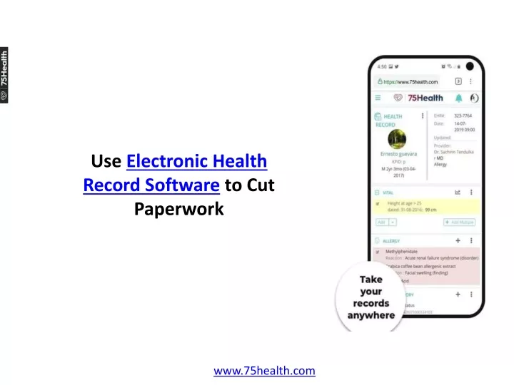 use electronic health record software