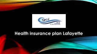 health insurance plan lafayette