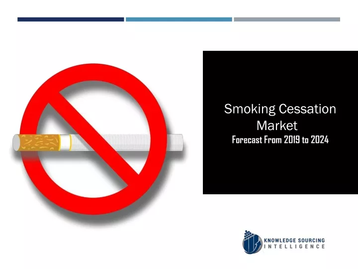 smoking cessation market forecast from 2019