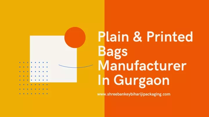 plai n printed bags manufacturer in gurgaon