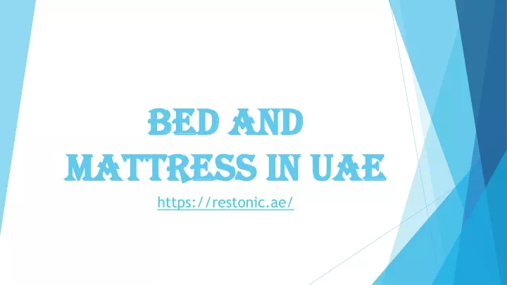 bed and mattress in uae