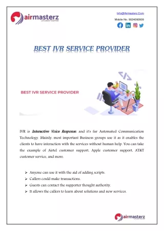 IVR Service Provider in Jaipur