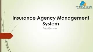 insurance agency management system